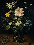 Jan Brueghel Still Life with Flowers in a Glass France oil painting artist